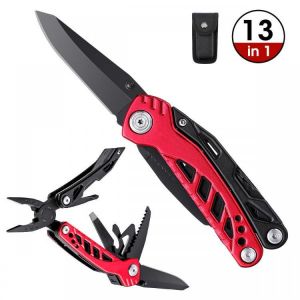 GHK-LP91 13 In 1 Multi-function Folding Tool Kitchen Bottle Opener Sharp Pocket Multitool Pliers Saw Blade Cutter Screwdriver From