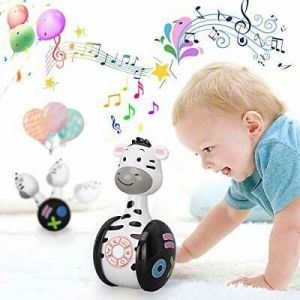 For 0-12 Months Baby Rattles Tumbler Doll Toy Bell Music Learning Education Toys