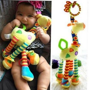 Top Brands   Toys & BABY - לתינוק & צעצועים Boys Girls Newborn Baby Soft Sound Animal Plush Handbells Squeeze Rattle Toy AA3