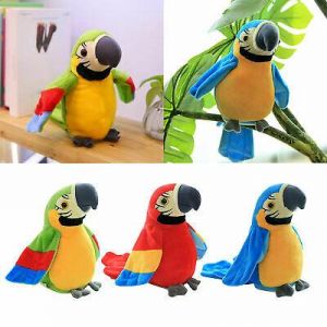 Talking Record Parrot Toy Parrot Bird Record and Speak for Children Gift