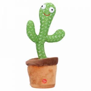 Electric Plush Cactus Doll Music Singing Dancing Toy Kid Chidren Interactive Toy