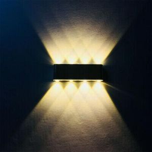 8W Modern LED Wall Lights Indoor Up Down Lamp Sconce Spot Home Bedroom Fixture