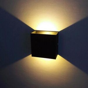 Modern 6W LED Wall Light Up Down Lamp Sconce Spotlight Home Bedroom Fixture