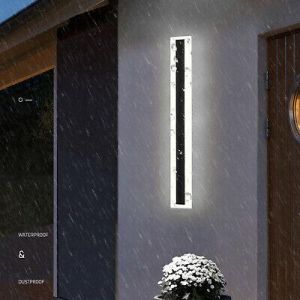 LED Outdoor Long Wall Mounted Light Decorative Garden Lamp Decor Exterior