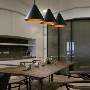 Black Pendant Light Bar Lamp Home LED Chandelier Lighting Kitchen Ceiling Lights