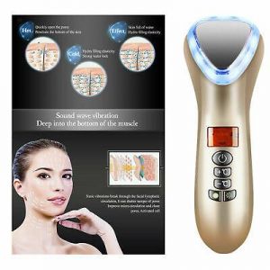 Hot & Cold Skin Care Device Facial Massager Face Vibration Ion Beauty Instrument