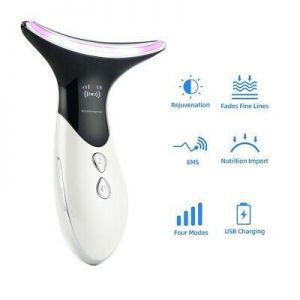 Anti-Wrinkle Neck Device EMS LED Photon Heating Therapy Remove Double Chin Care