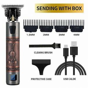 Rechargeable Beard Trimmer Barber Shaving Machine Electric Shaver Clipper